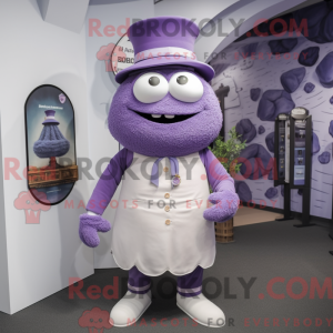 Lavendel Cyclops maskot...