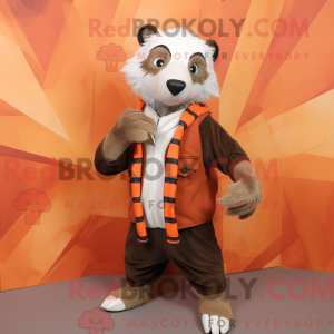 Rust Badger mascottekostuum...