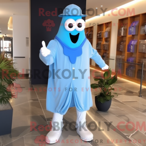 Costume mascotte Sky Blue...