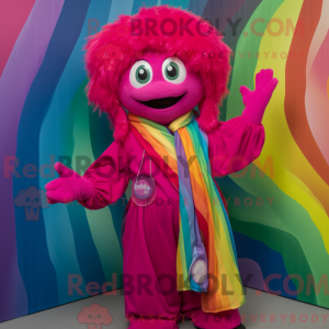 Magenta Rainbow mascot...