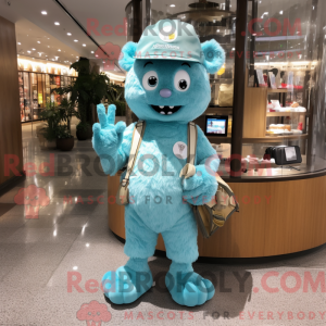 Turquoise Ice mascot...