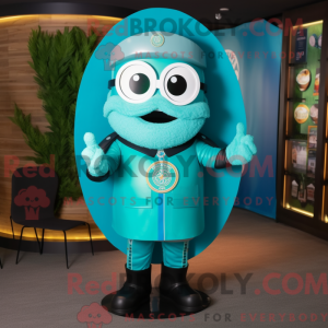 Cyan Celtic Shield-maskot...