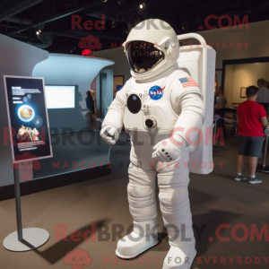 White Astronaut mascot...