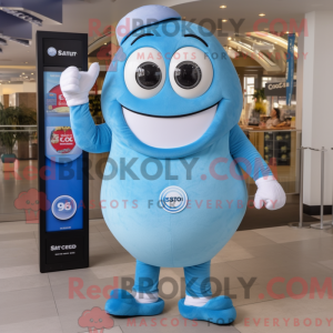 Postava maskota Sky Blue...