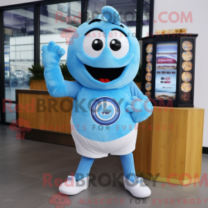 Postava maskota Sky Blue...
