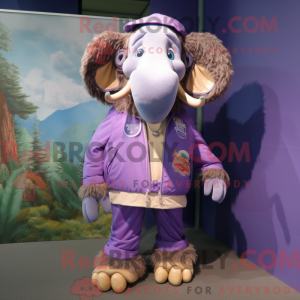 Lavender Mammoth mascot...