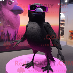 Magenta Blackbird mascot...
