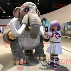 Silver Mammoth mascot...