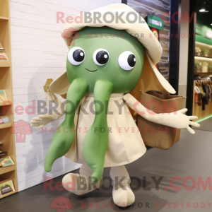Maskotka Oliven Squid drakt...