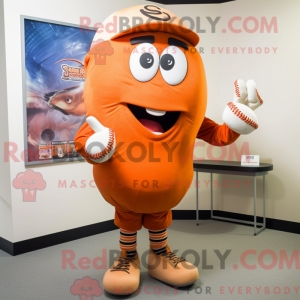 Luva de Beisebol Laranja...