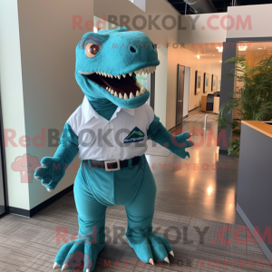 Blågrön T Rex...
