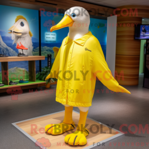 Gelber Albatros Maskottchen...
