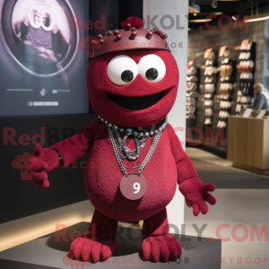 Maroon Cyclops maskot...