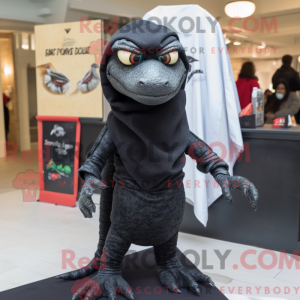 Black Lizard maskot kostume...