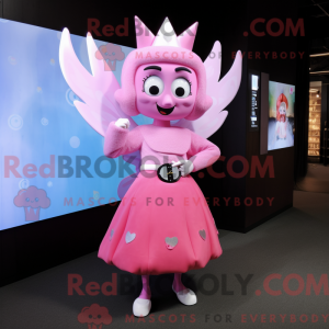 Pink Tooth Fairy mascot...