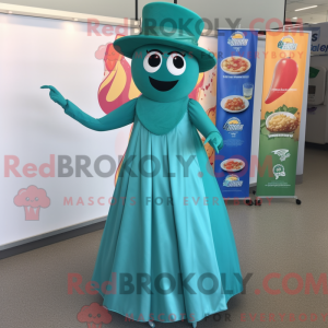 Teal Soda Can mascot...