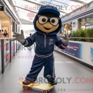 Navy Skateboard mascot...