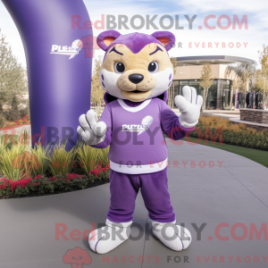 Lavender Puma mascot...