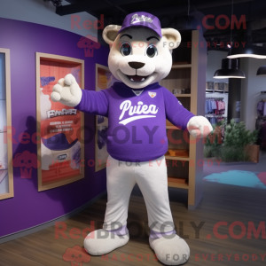 Lavender Puma mascot...