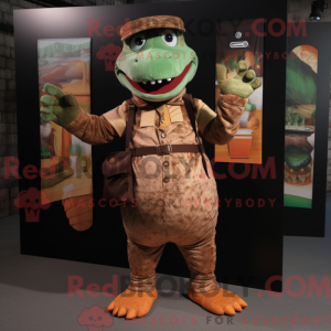 Rust Krokodille maskot...
