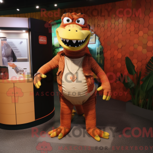 Rust Crocodile mascot...