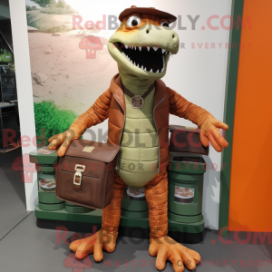Rust Crocodile mascot...