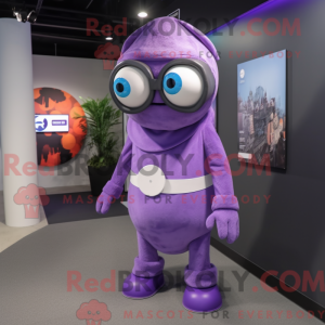 Lilla Cyclops maskot...