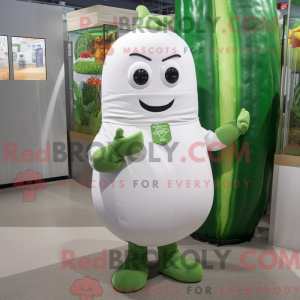 White Zucchini mascot...