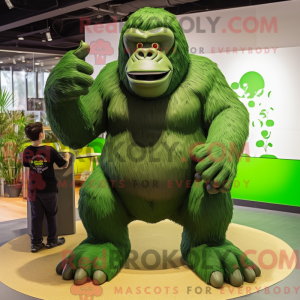 Forest Green Gorilla mascot...