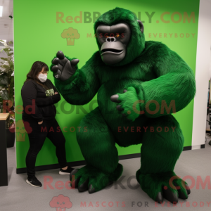Forest Green Gorilla mascot...