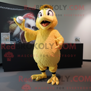 Yellow Pheasant mascot...