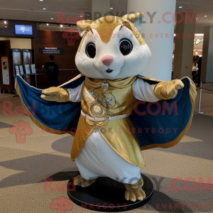 Gold Flying Squirrel mascot...