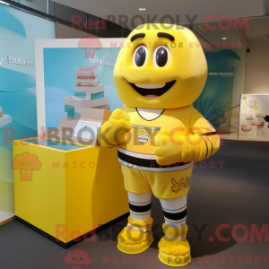 Yellow Candy Box mascot...