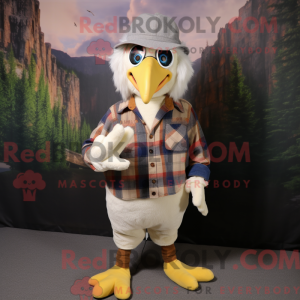 Cream Crow mascot costume...