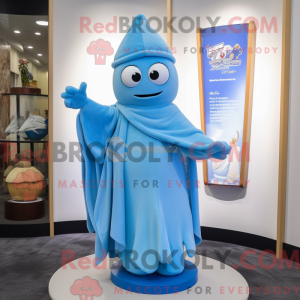 Sky Blue Hourglass mascot...
