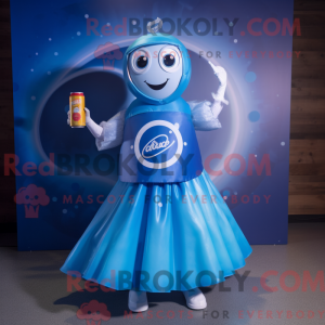 Blue Soda Can mascot...