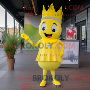 Lemon Yellow Queen mascot...