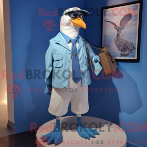 Blue Gull mascot costume...
