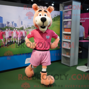 Pink Shepard S Pie maskot...