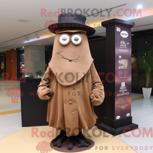 Brown Fried Calamari mascot...