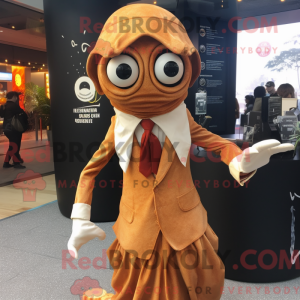 Brown Fried Calamari mascot...