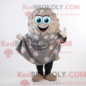 Gray Oyster mascot costume...
