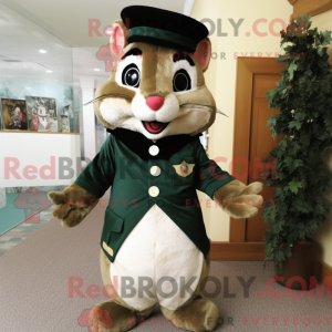 Olive Chipmunk mascot...