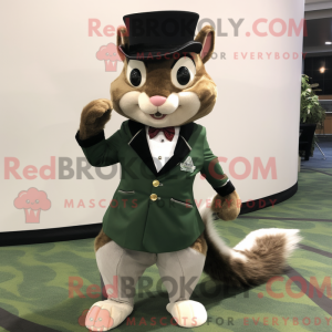 Olive Chipmunk maskot...