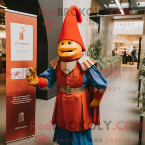 Red Swiss Guard mascot...