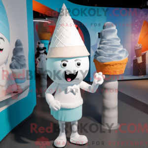 Personaggio mascotte cono...