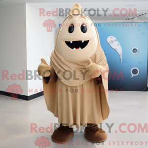 Tan Ice Cream Cone mascot...