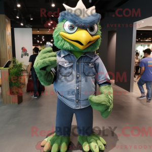 Green Eagle maskot kostume...