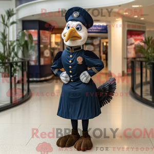 Maskottchenkostüm Navy...