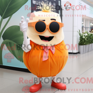 Peach Onion mascot costume...